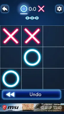 Glow Tic Tac Toe android App screenshot 0